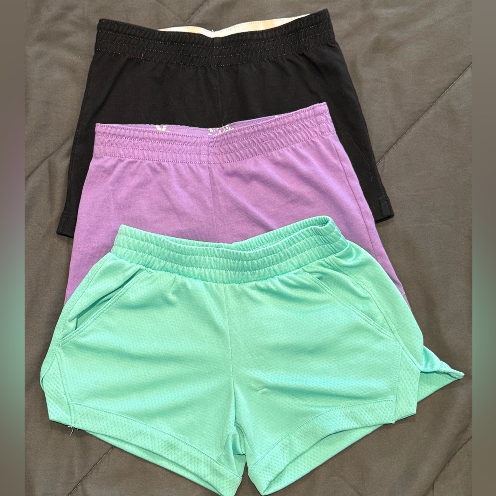 Wonder Nation (2) Athletic (1) girls shorts sz XS 4/5